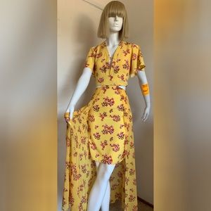 Elegant Floral Maxi Dress